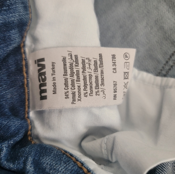 Mavi Emma Slim Boyfriend Jean Size 30 - Picture 7 of 8